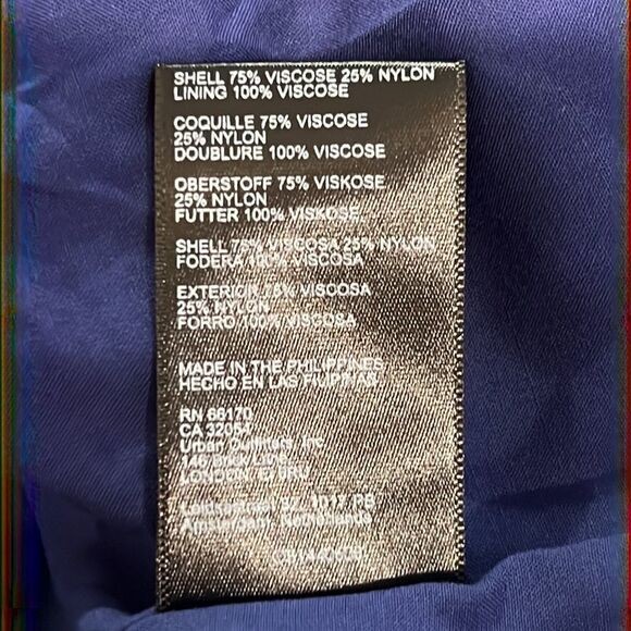 NWT Anthropologie Velvet Slip Midi Dress Blue Size 12 - Picture 13 of 15